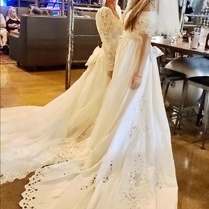 Vintage Ball Gown Wedding Dress - 80’s/90’s